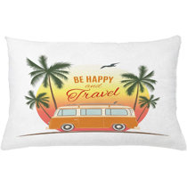 camping theme pillows