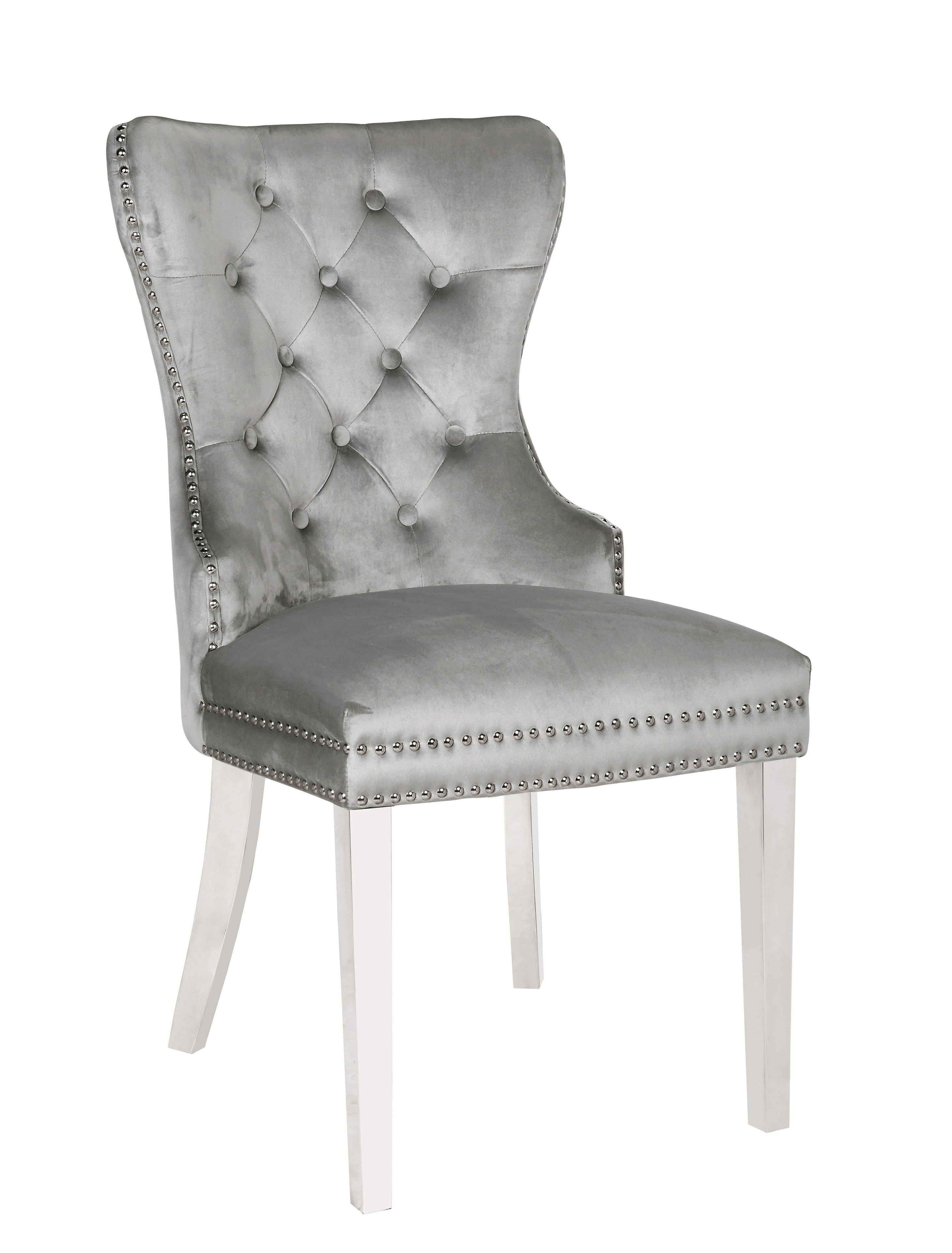 House Of Hampton Ashlee Tufted Velvet Upholstered Wingback Parsons House Of Hampton Ashlee Tufted Velvet