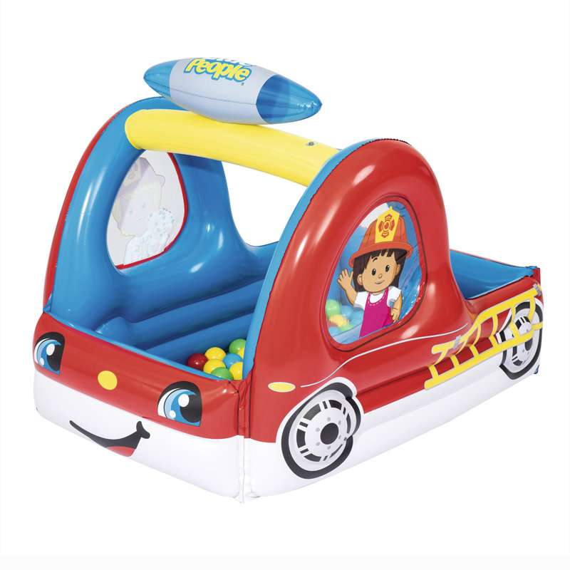 blue fire truck toy