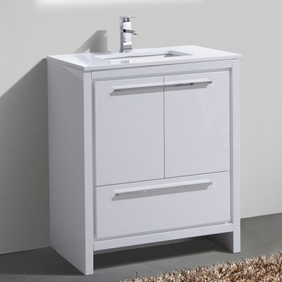 Mercury Row Bosley 30 Modern Bathroom Vanity Reviews Wayfair Bosley 30 Modern Bathroom Vanity