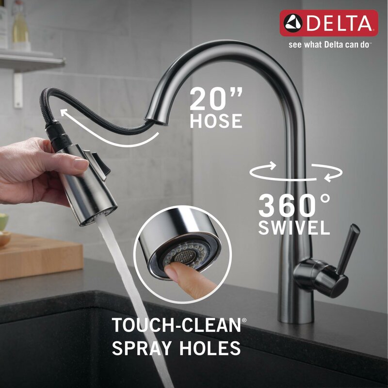 Delta Essa Pull Down Single Handle Kitchen Faucet Reviews
