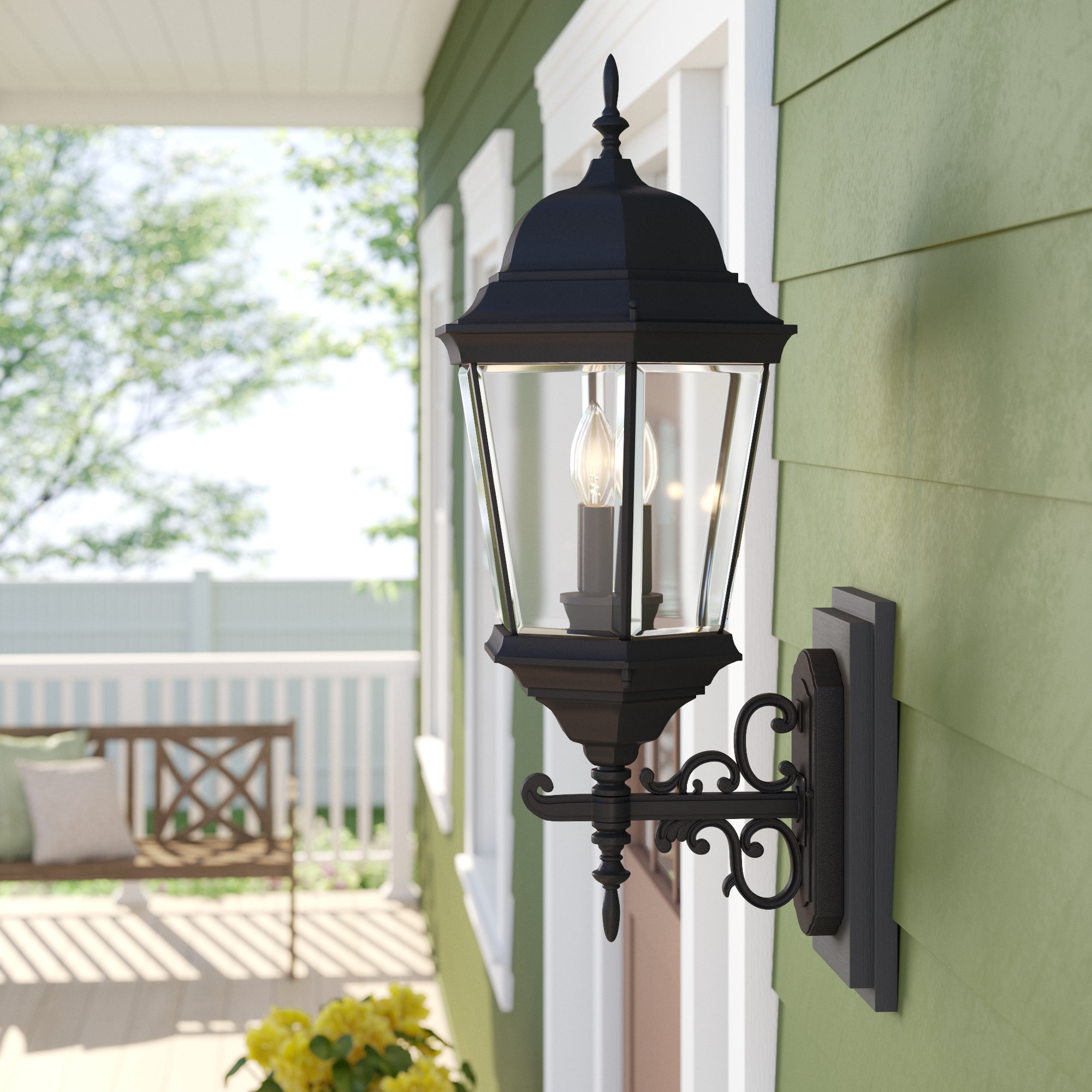 Claremont 3 Light Outdoor Sconce Claremont 3 Light Outdoor Sconce