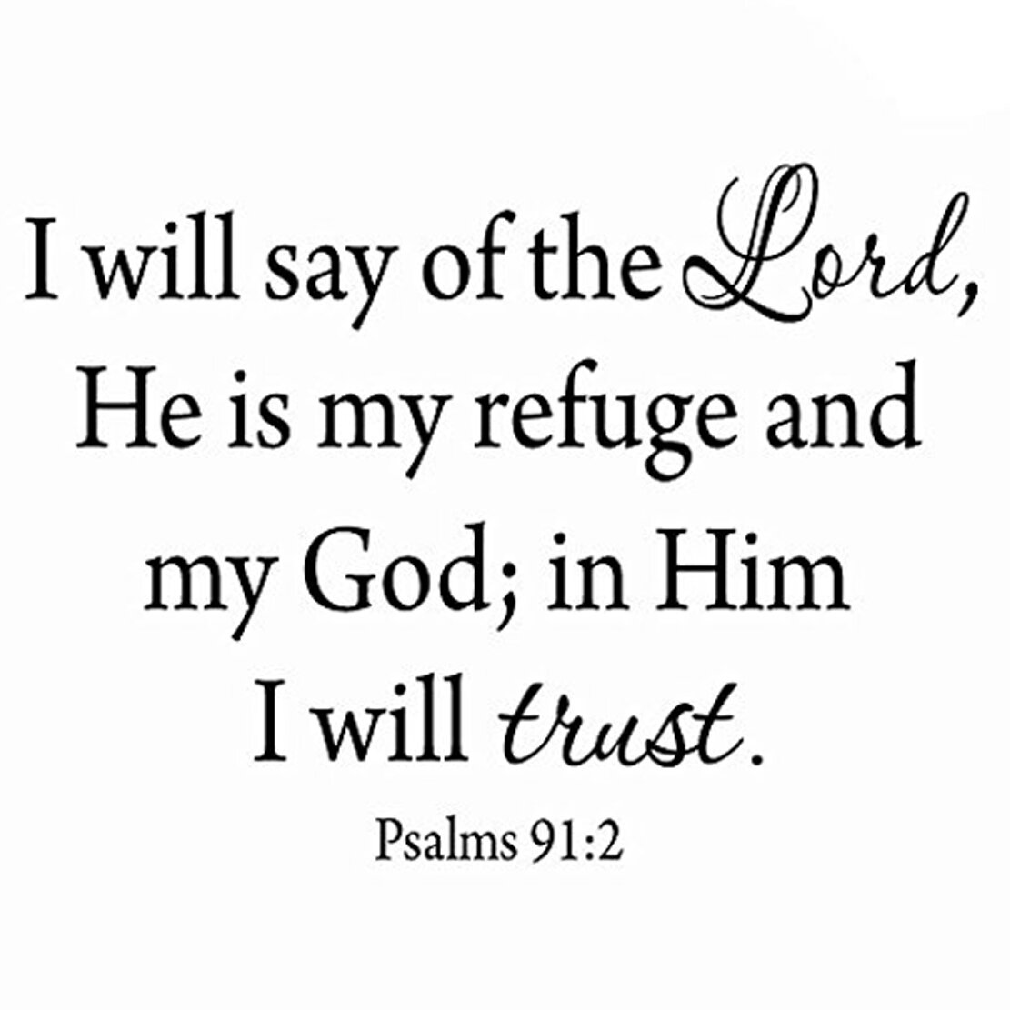 Winston Porter Totterdell I Will Say of the Lord, He is My Refuge and ...