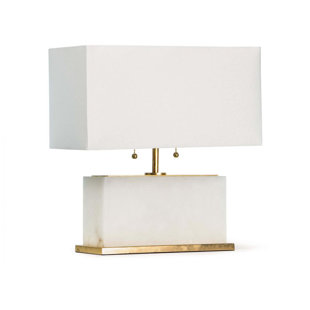 white alabaster lamp