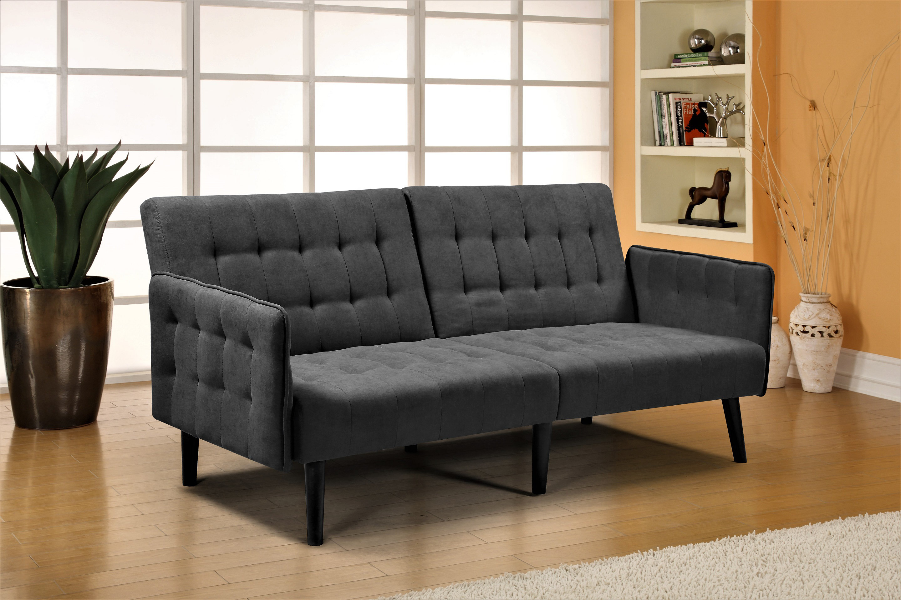George Oliver Sparks 78 Square Arm Sofa Bed Wayfair George Oliver Sparks 78 Square Arm