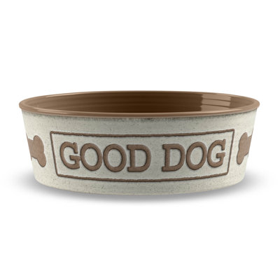 Good Dog Pet Bowl TarHong Color Natural