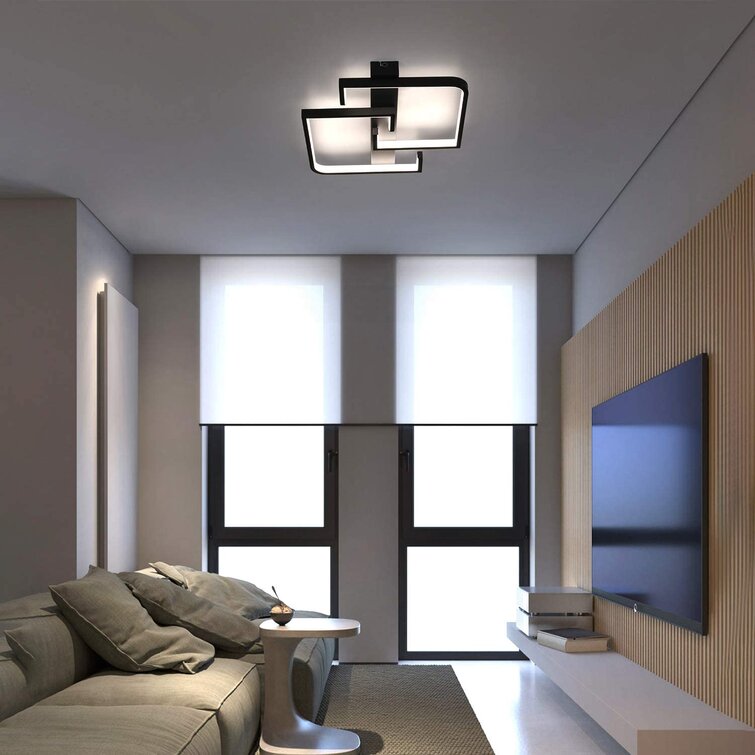 LED Decken Leuchte Arbeits Zimmer Beleuchtung CCT Fernbedienung Lampe DIMMBAR 