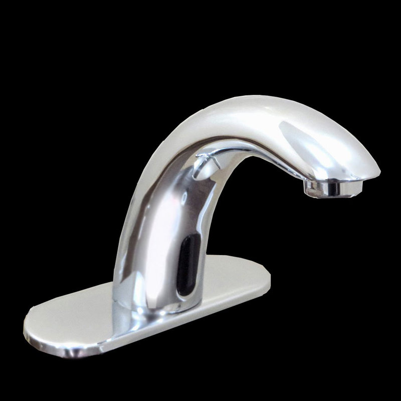 Single Hole Electronic Sensor Sink Faucet Less Handles