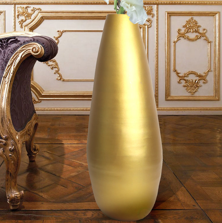 Mercer41 Edwa Spun Bamboo Modern Tall Floor Vase Wayfair
