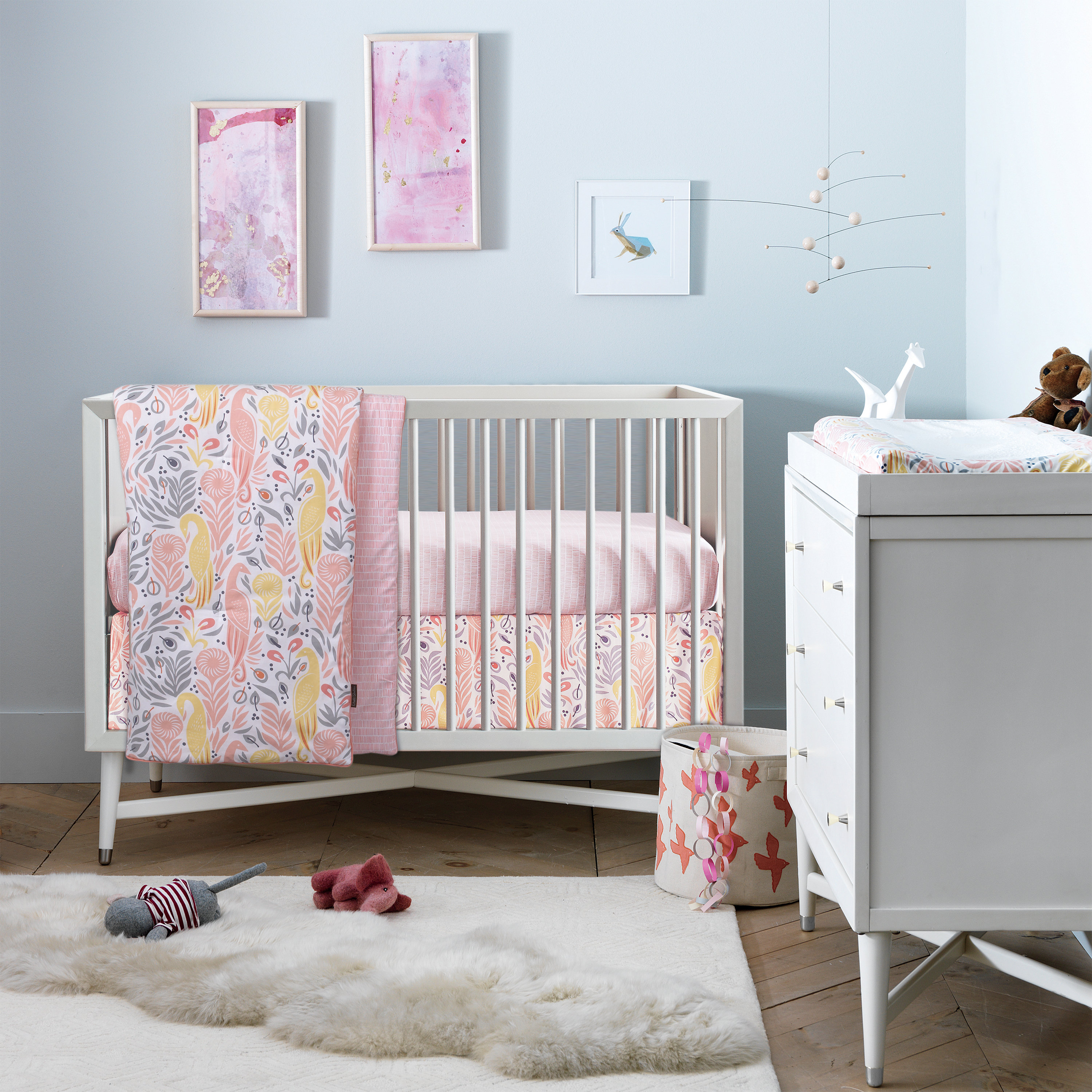 Dwellstudio Boheme Nursery Crib Bedding Set