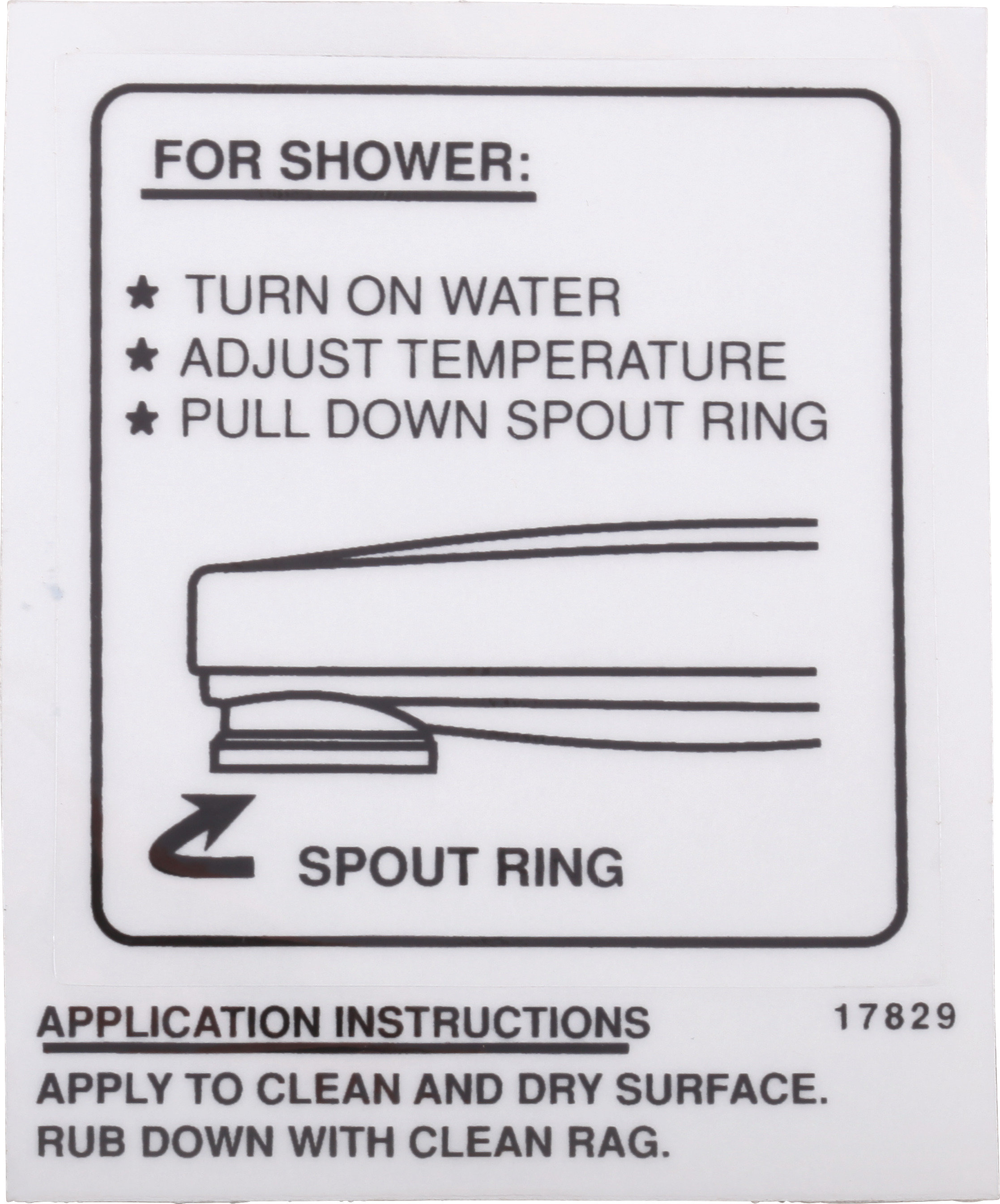 Delta Wall Decal For Pull Down Spout Operation Wayfair