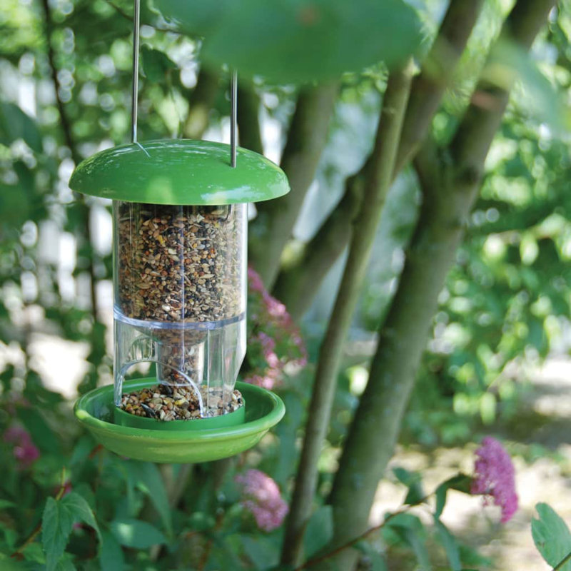 Sol 72 Outdoor Janini Tube Bird Feeder Wayfair Co Uk