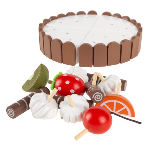 kids wooden play food