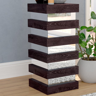 Mirrored Pedestal Stands Wayfair Elisa Pedestal Plant Stand