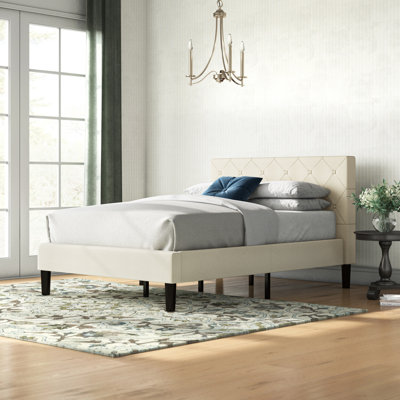 Rajneet Tufted Upholstered Low Profile Platform Bed