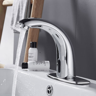 Lano Automatic Sensor Single Hole Bathroom Faucet BathSelect