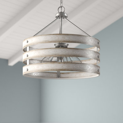 Diego 4 Light Unique Statement Drum Chandelier Joss Main