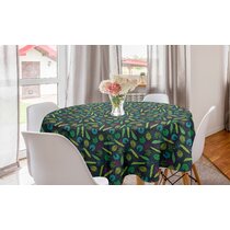Summer Cactus Tropical Plant Succulent Square Tablecloth 60 x 60 Inch Romantic Table Cover Mat Modern Table Cloth for Kitchen Dining Room Party Wedding Home Decoration 