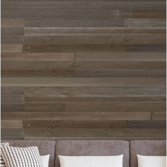 Gracie Oaks Guiterrez 5 X 47 Reclaimed Peel And Stick Engineered Wood Wall Paneling Reviews Wayfair