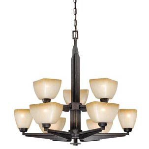 Go to store & view more images Aanya 9-Light Shaded Chandelier by Millwood Pines