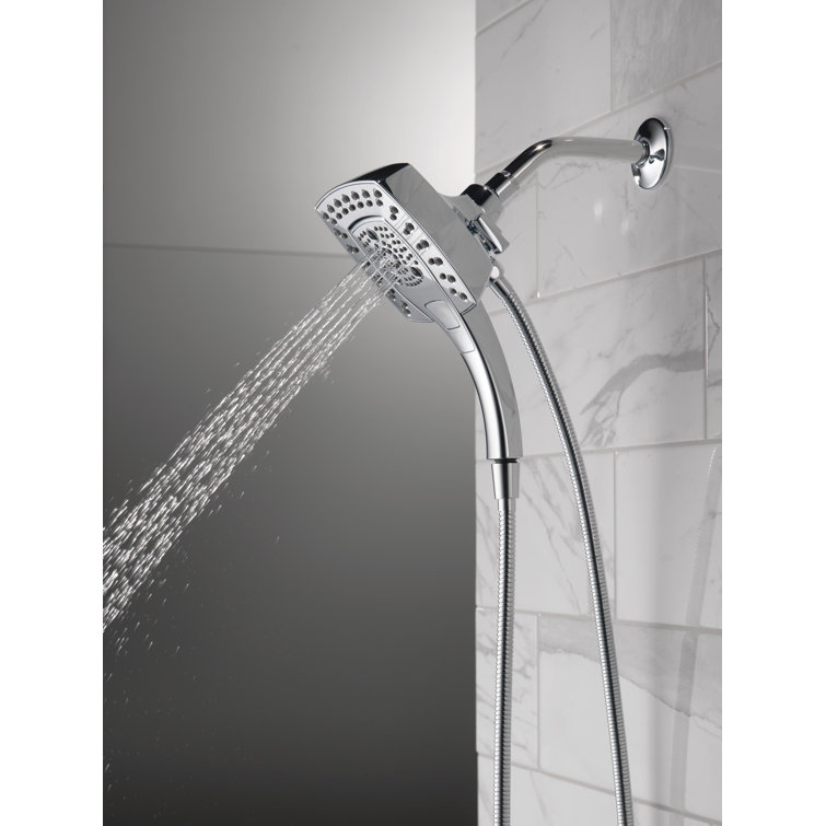 Delta Multi Function Dual Shower Head With H2okinetic Technology Reviews Wayfair
