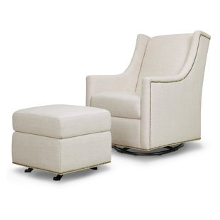 modern glider and ottoman