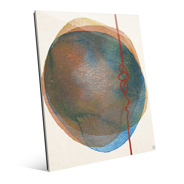 Click Wall Art Sun And Moon Watercolor Print Of Painting On