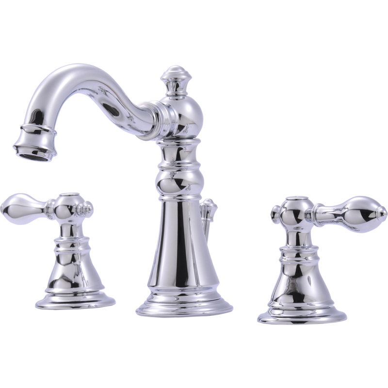 Ultra Faucets Widespread Bathroom Faucet With Optional Pop Up Ultra Faucets Widespread Bathroom
