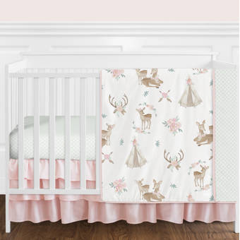 girl deer nursery bedding