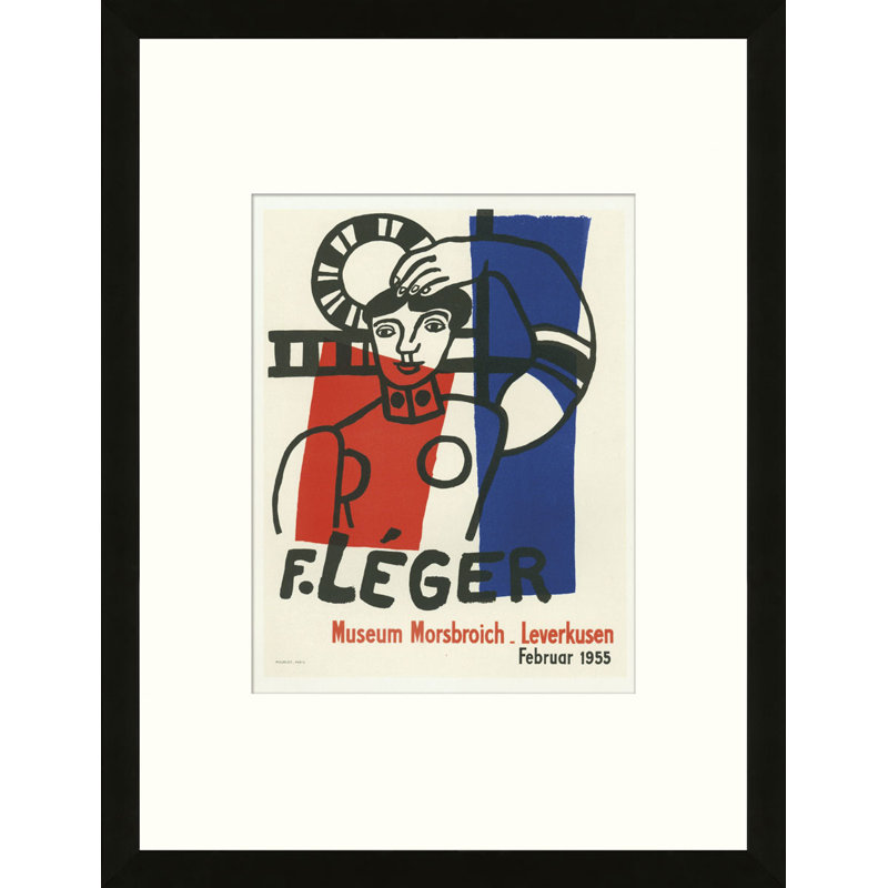 School of Paris 'Morsbroich Museum Paris 1955' Framed Lithograph