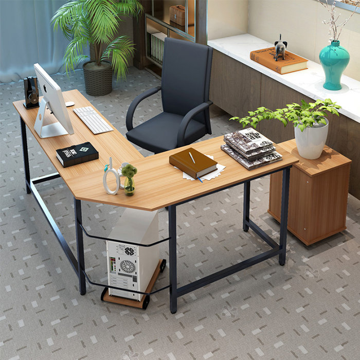 Ebern Designs Harkey L Shaped Computer Desk Reviews Wayfair Ca Harkey L Shaped Computer Desk