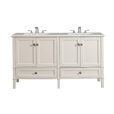 Osman 61 Double Bathroom Vanity Set Charlton Home