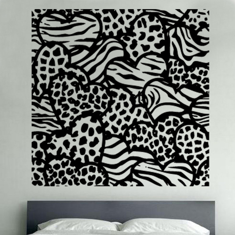 animal print stickers for wall