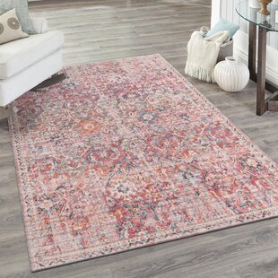 Modern Durable Carpet 'Solid' Pink Concrete Large Rugs Made to Measure