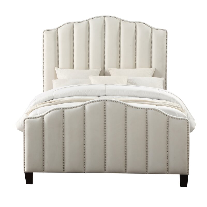 Everly Quinn Addilynn Channeled Upholstered Panel Headboard | Wayfair