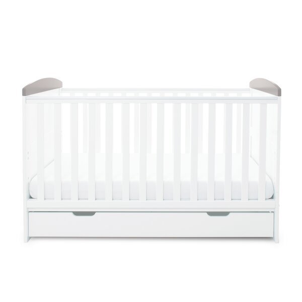 Babyhoot Coleby Style Cot Bed Under Drawer Elephant Love
