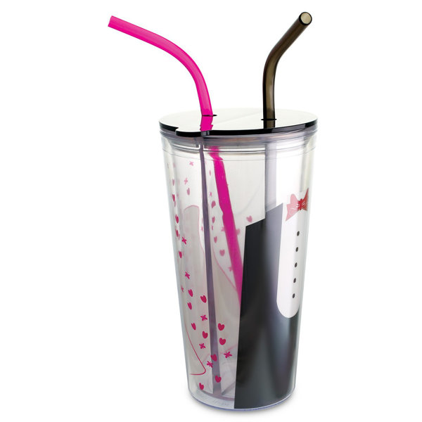 Acrylic Tumbler With Straw Wayfair