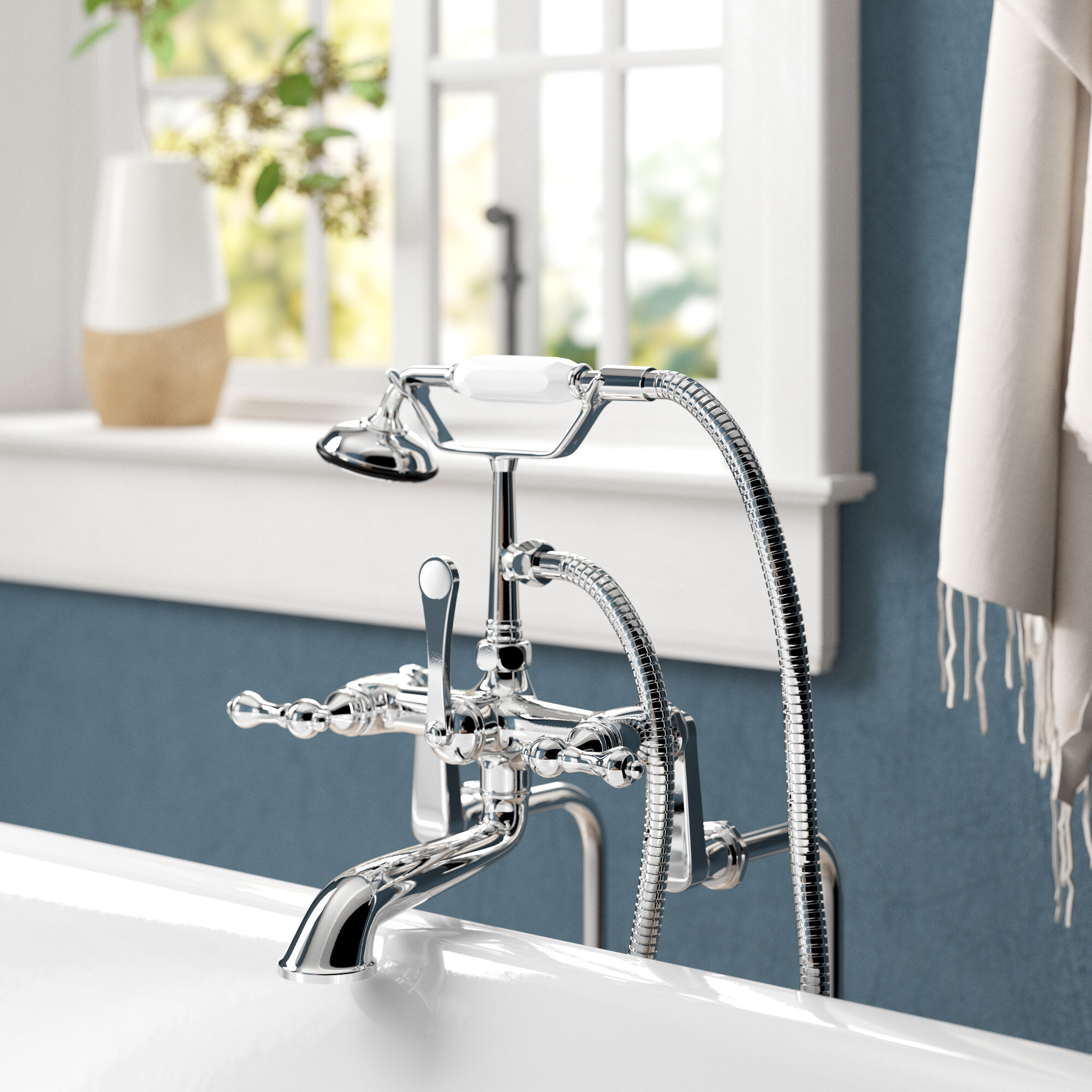 freestanding clawfoot tub faucet