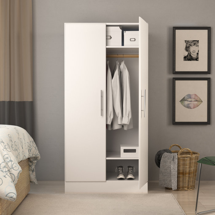 Wayfair Basics 65 H X 32 W X 20 D Wardrobe Cabinet Reviews