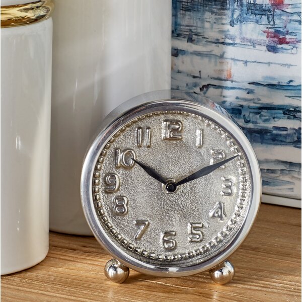 Very Small Desk Clocks Wayfair Ca