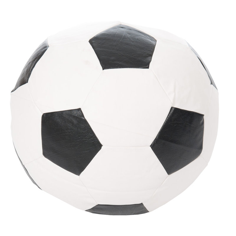 Kaikoo Faux Leather Football Bean Bag Chair Reviews Wayfair Co Uk Faux Leather Football Bean Bag Chair