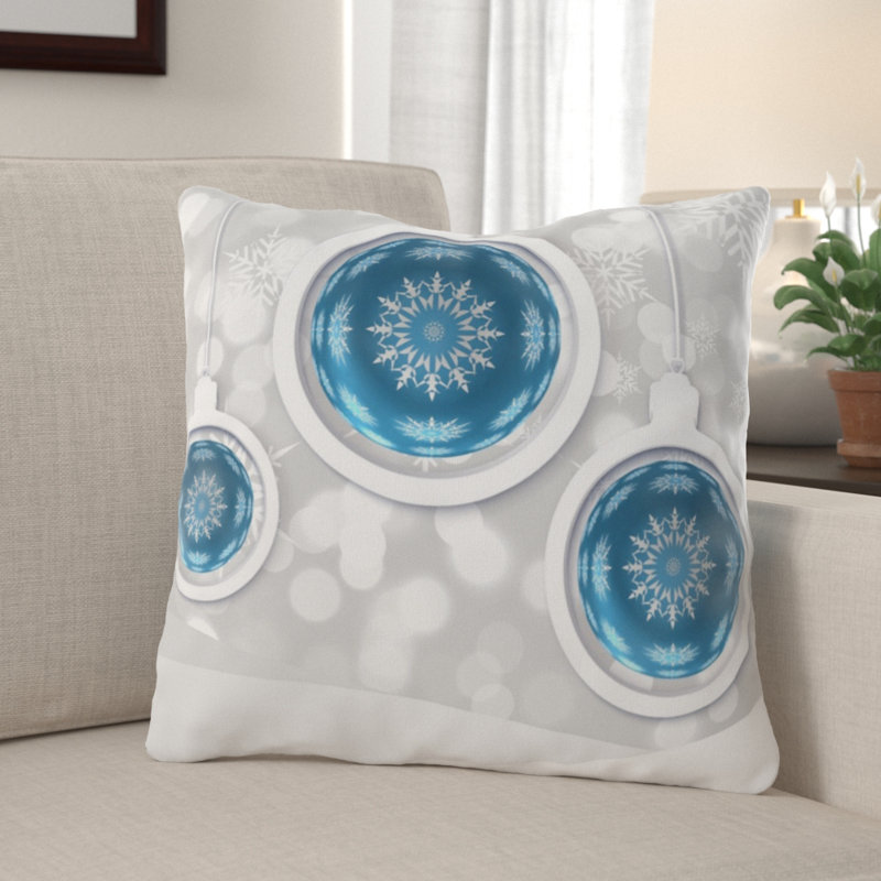The Holiday Aisle Rawls Christmas Indoor Outdoor Canvas Throw Pillow Wayfair