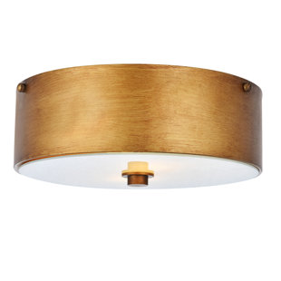 Gold Flush Mounts Semi You Ll Love Wayfair Quickview