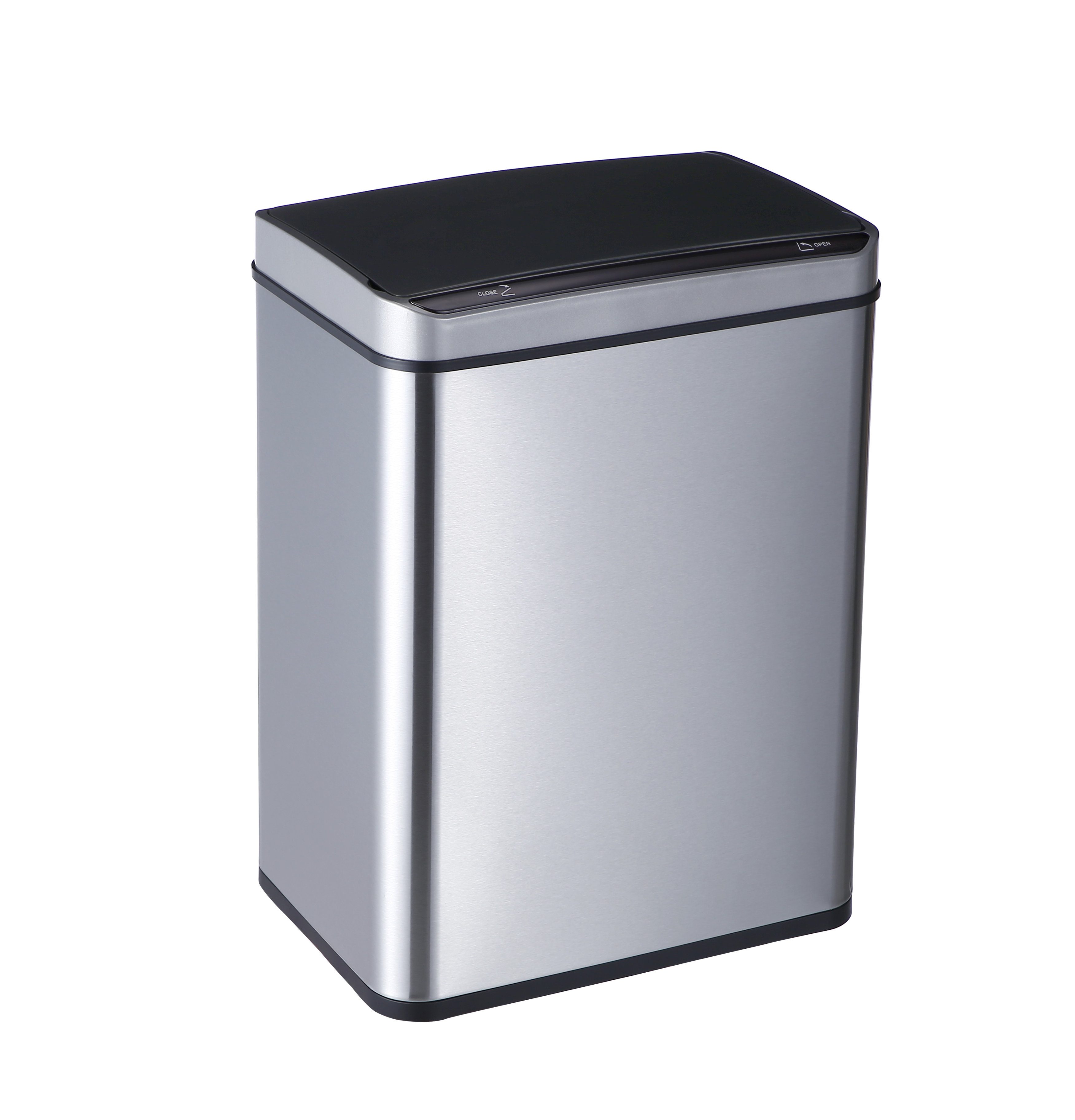 Home & Garden 18.5 gal Motion Sensor Recycling Bin Trash Can Container