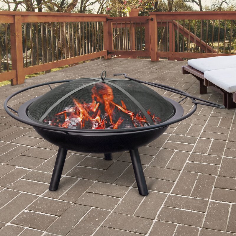 Landmann Halo Steel Wood Burning Fire Pit Reviews Wayfair