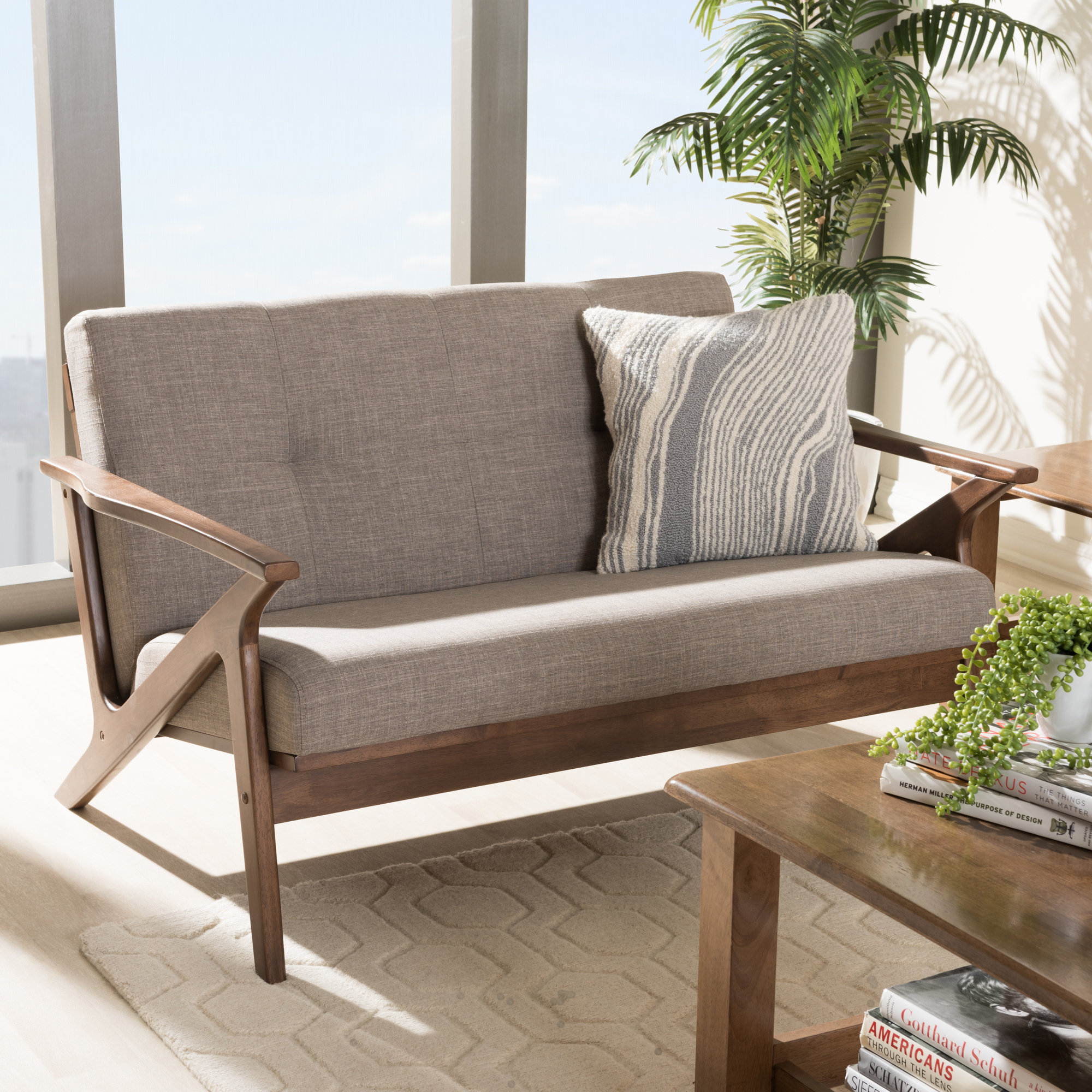 Oliver Ulen 50'' Upholstered Loveseat & Reviews Wayfair