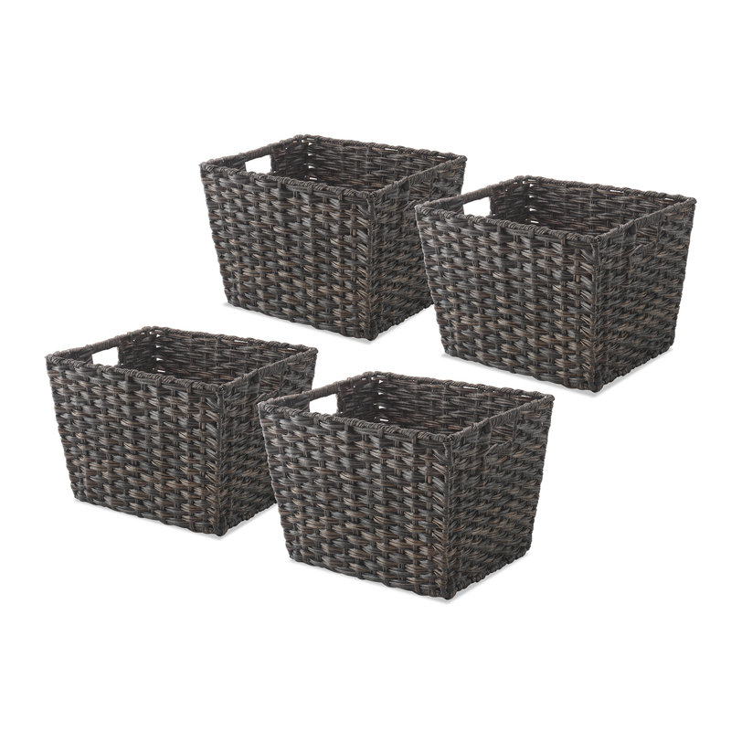 ( only 1 )Acton Storage Plastic Basket Color: Driftwood