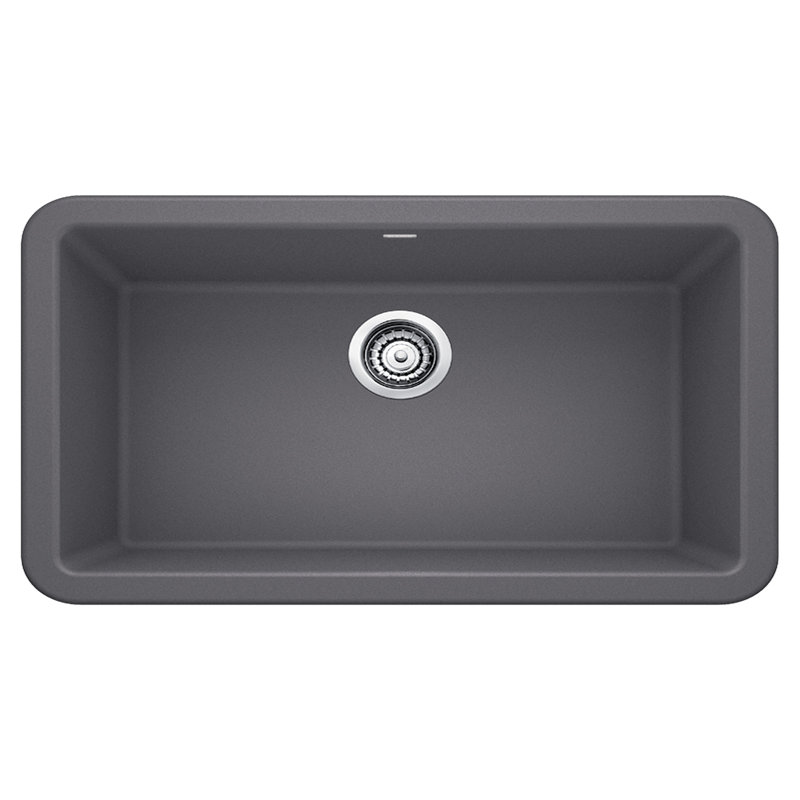 Blanco Ikon 33" L x 19" W Farmhouse/Apron Kitchen Sink  Finish: Cinder