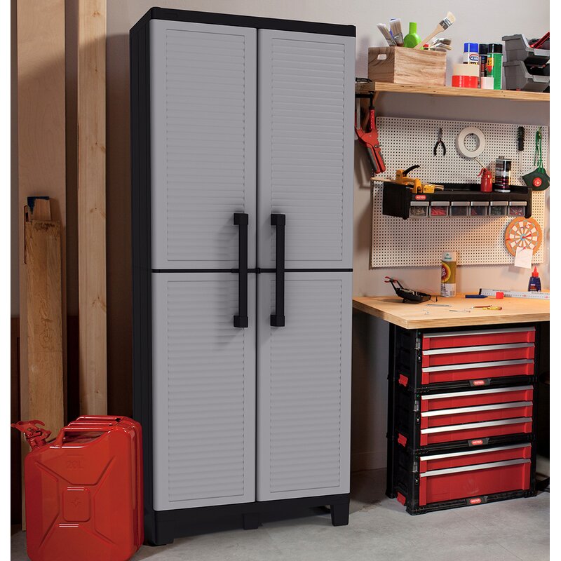 Keter 66 H X 27 W X 15 D Tall Utility Storage Cabinet Reviews Wayfair