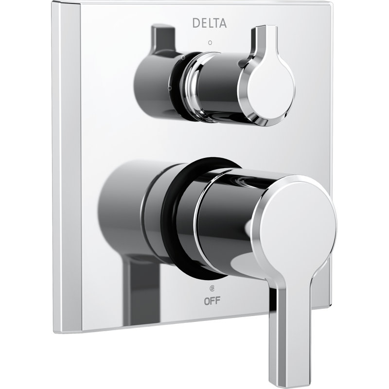 T24899 Delta Pivotal Monitor 14 Series Double Handle Valve Trim With 3 Setting Diverter Reviews Wayfair
